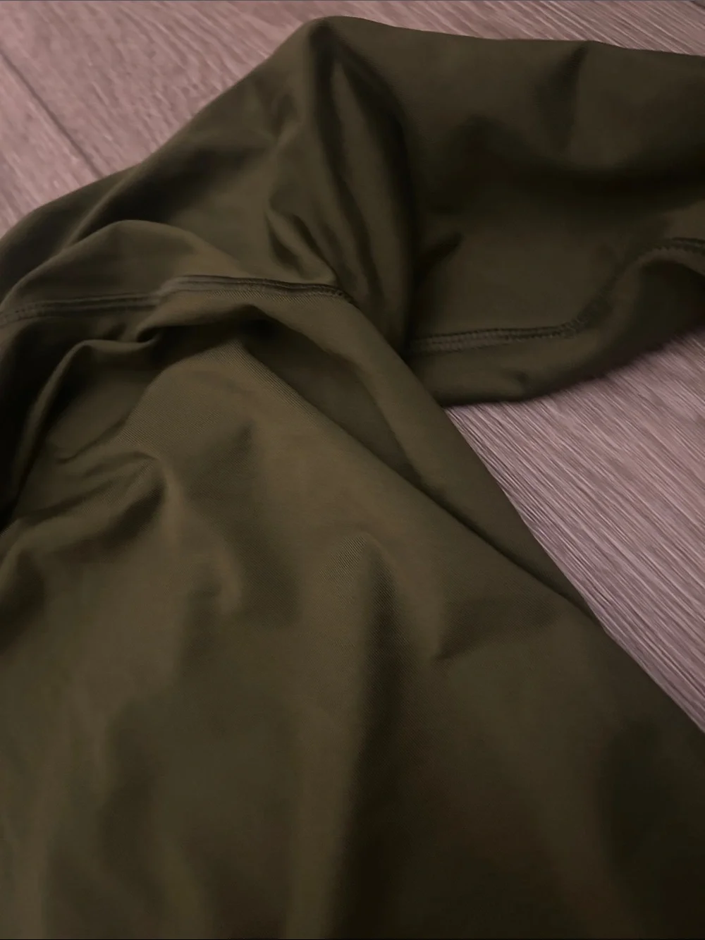 The North Face Olive Performance Hooded Pullover